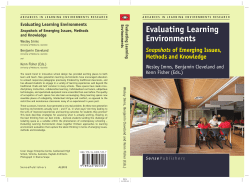 Evaluating Learning Environments