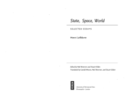 State, Space, World