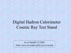 Digital Hadron Calorimeter Cosmic Ray Test Stand