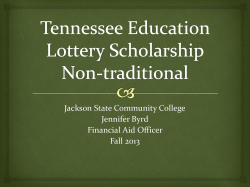 Tennessee Education Lottery Scholarship