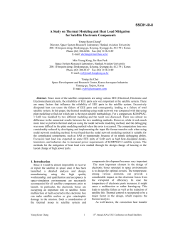 A Study on Thermal Modeling and Heat Load Mitigation for Satellite