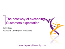 to view the slides - Call Centre Helper