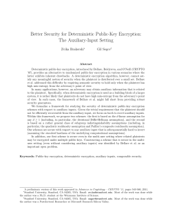 Better Security for Deterministic Public-Key Encryption