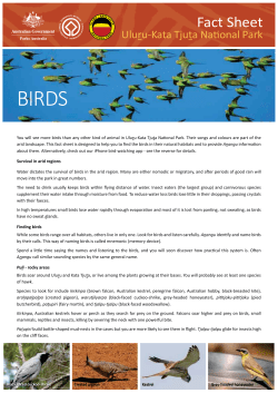 Fact Sheet - Parks Australia