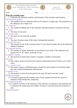 Port Said International Schools - pisscience