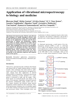 Application of vibrational microspectroscopy to