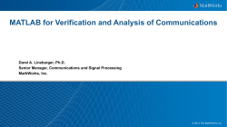 Test and Verify Your Communications Designs with