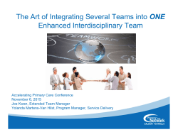The Art of Integrating Several Teams into ONE