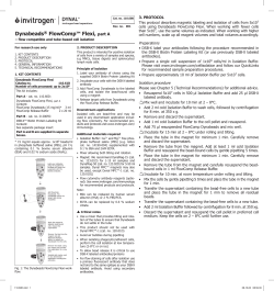 Dynabeads&reg; FlowComp&trade; Flexi, part A