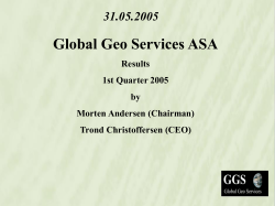 PowerPoint-presentasjon