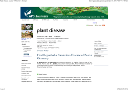 Plant Disease Journal - 94(5):642 - Abstract