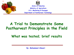Keeping Postharvest Quality of Sweet Pepper