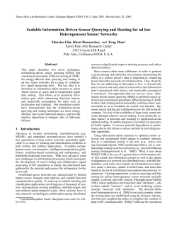 Scalable information-driven sensor querying and