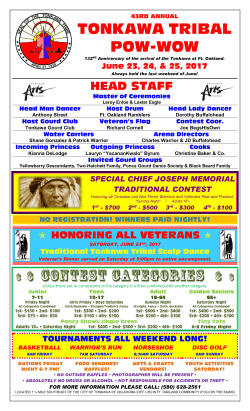 tonkawa tribal pow-wow