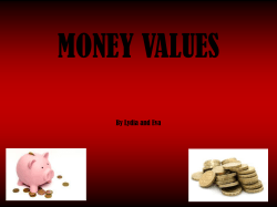 MONEY VALUES