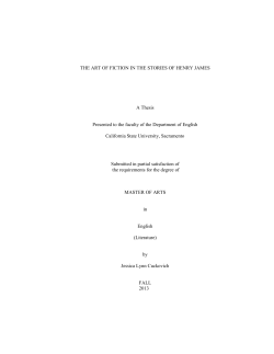 Like John Marcher, the critic in &ldquo;The Figure in the