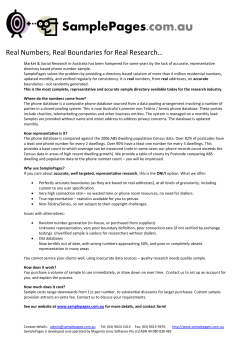 Real Numbers, Real Boundaries for Real Research&hellip;