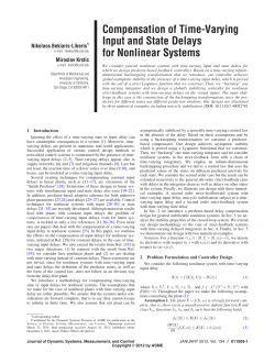 Compensation of Time-Varying Input and State Delays for Nonlinear