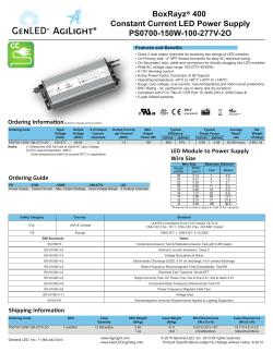 BoxRayz&reg; 400 Constant Current LED Power Supply