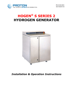 hogen s series 2 hydrogen generator - Cole
