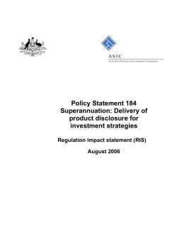 Superannuation: Delivery of product disclosure for