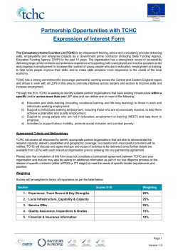 Expression of Interest Form
