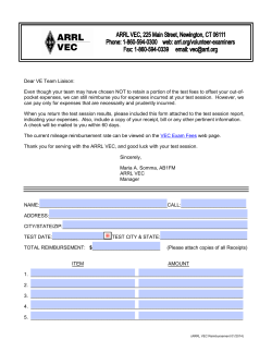 Dear VE Team Liaison: Even though your team may have chosen