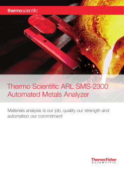 ARL SMS-2300 Automated Metals Analyzer
