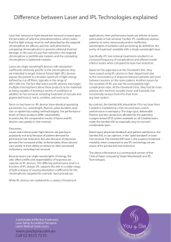 Difference between Lasers