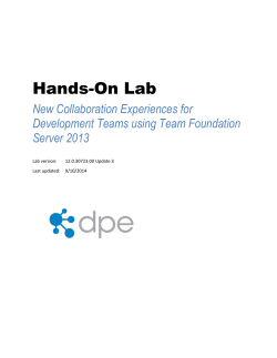 New Collaboration Experiences for
