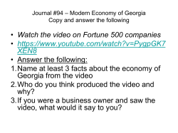 Economy of Georgia