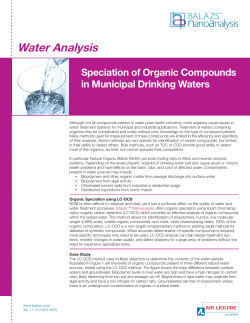 APP0497 Org Compounds in Municipal Drinking Water