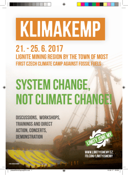 system change, not climate change!