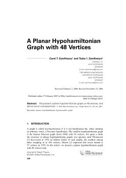 A planar hypohamiltonian graph with 48 vertices