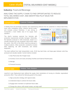 total delivered cost model