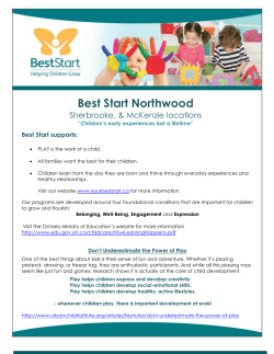 Best Start Northwood - Communities Together for Children