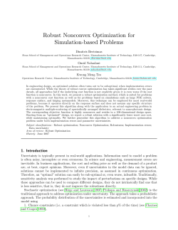 Robust Nonconvex Optimization for Simulation
