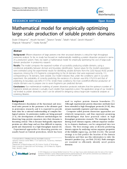 Mathematical model for empirically optimizing large scale