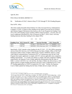 Pocatello School District 25 April 28, 2016 Page 1 of 6 April 28, 201