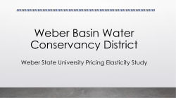 Presentation Document - Weber State University