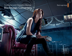 Blackmagic Converters