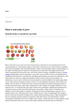 Plant it and make it grow
