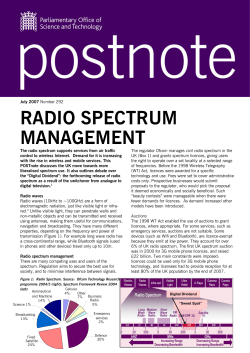 radio spectrum management