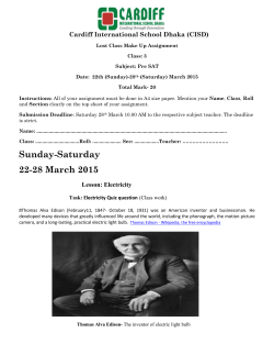 Pre SAT - Cardiff International School Dhaka