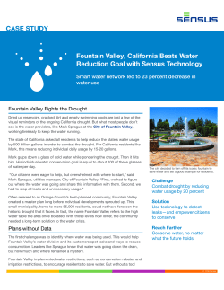 Fountain Valley, California Beats Water Reduction Goal with Sensus