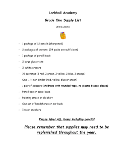 Grade One - Larkhall Academy