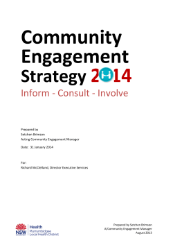 Community Engagement Strategy 2 14