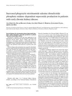 Increased phagocytic nicotinamide adenine dinucleotide phosphate