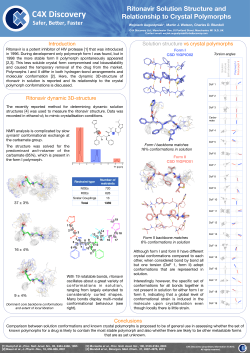 Ritonavir Solution Structure and Relationship to