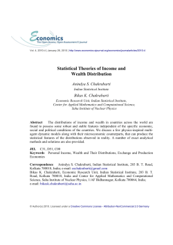 Statistical Theories of Income and Wealth Distribution